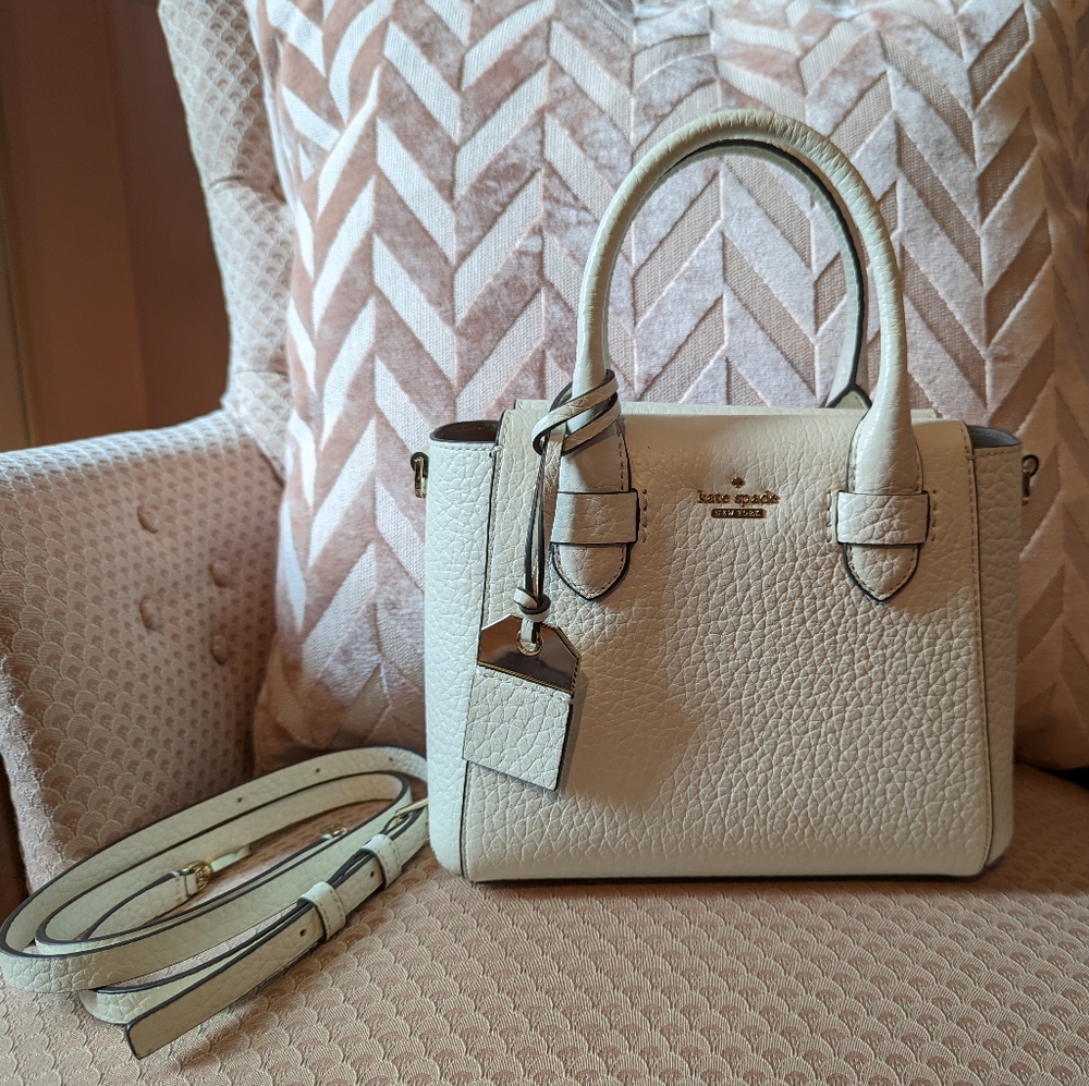 Kate Spade Small Satchel White